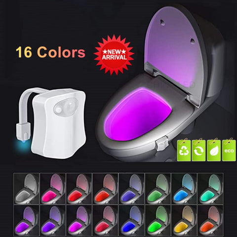 Motion Sensor Toilet Seat Night Light